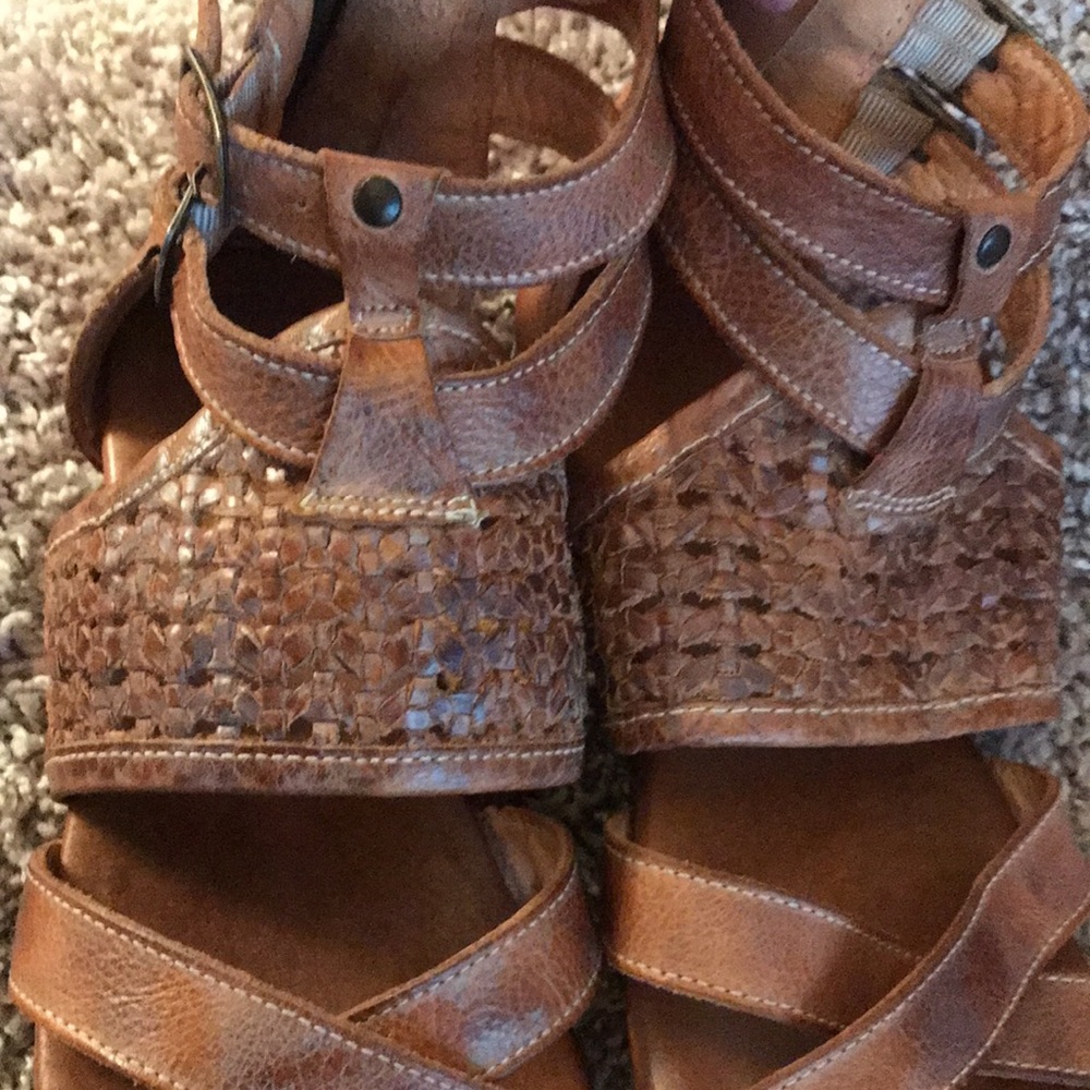 Bed|Stu Capriana Tan Gladiator Sandals size 7.5 - Picture 10 of 16